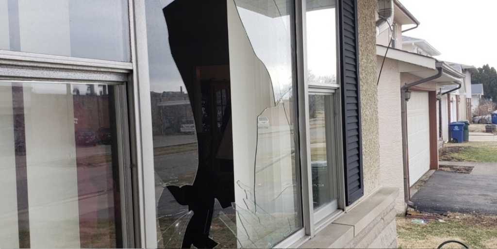 Broken window
