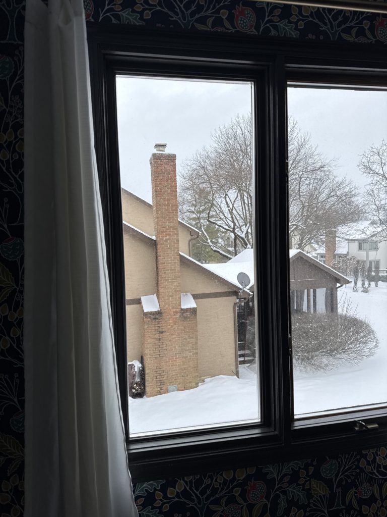 New window installed after storm damage