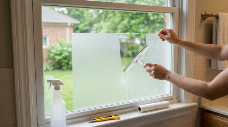 How to Frost Glass Windows for Cheap, Lasting Privacy