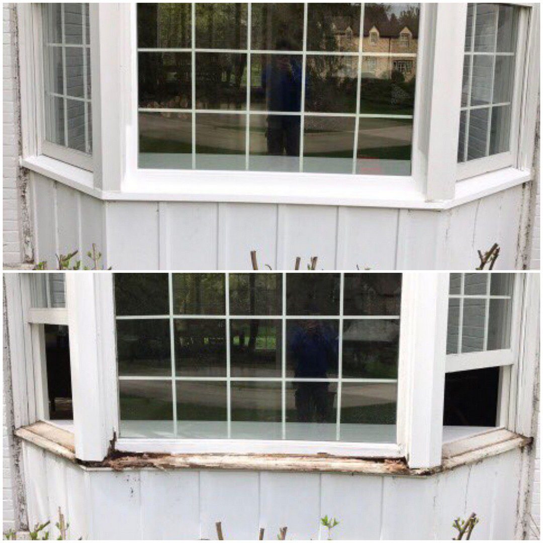 Rotted windows